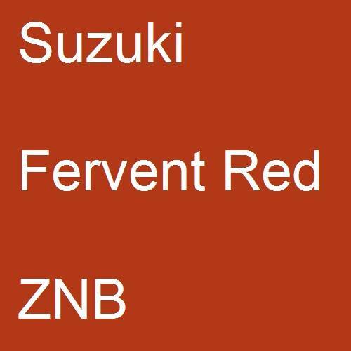 Suzuki, Fervent Red, ZNB.